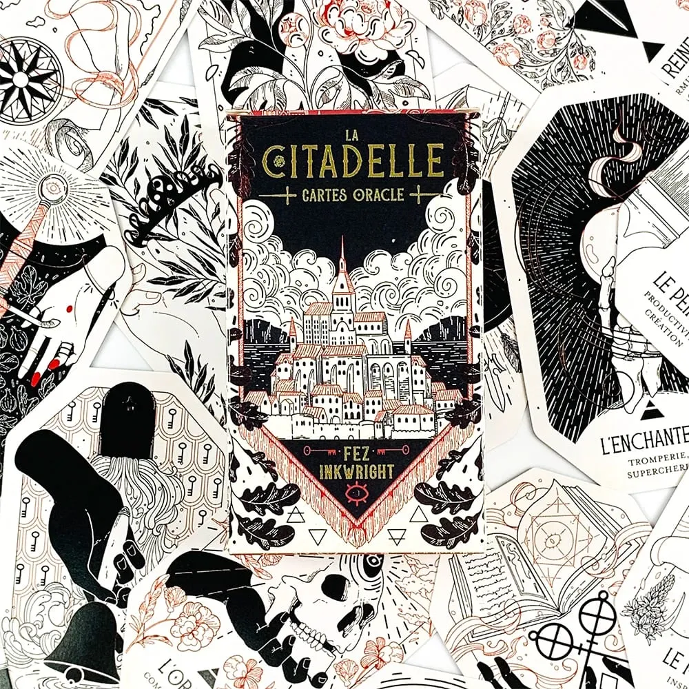 The Citadel A Fantasy Oracle Cards A 60 Octagonal Design Deck French Version Fortune Telling Divination Board Game Cards Game — image 3