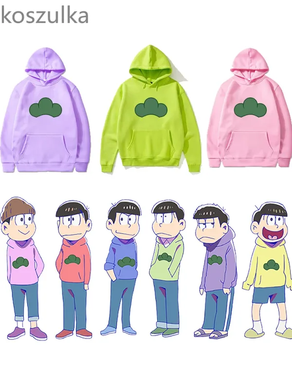 2025 Osomatsu San Hoodie Cosplay Costumes Karamatsu Anime Harajuku Matsuno Ichimatsu Osomatsu-san Hoodies Sweatshirts Kpop Cloth — image 11