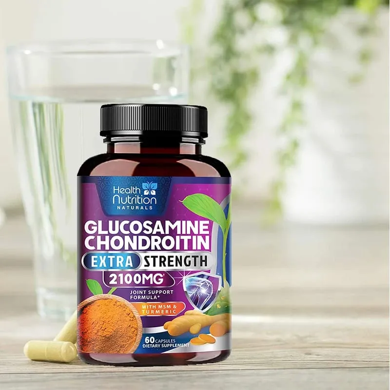 Glucosamina Condroitina Curcuma MSM Supporto articolare a tripla forza 2100 mg — image 6