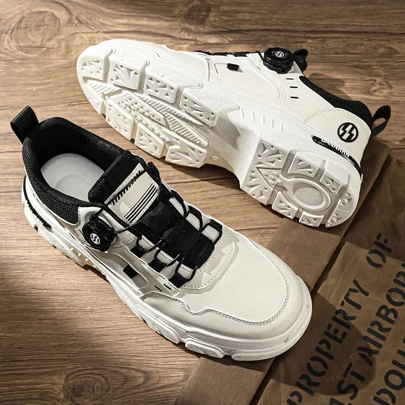 Men's casual sneakers four seasons soft-sole anti-slip breathable light outdoor racing running shoes fashion youth sports shoes — image 2