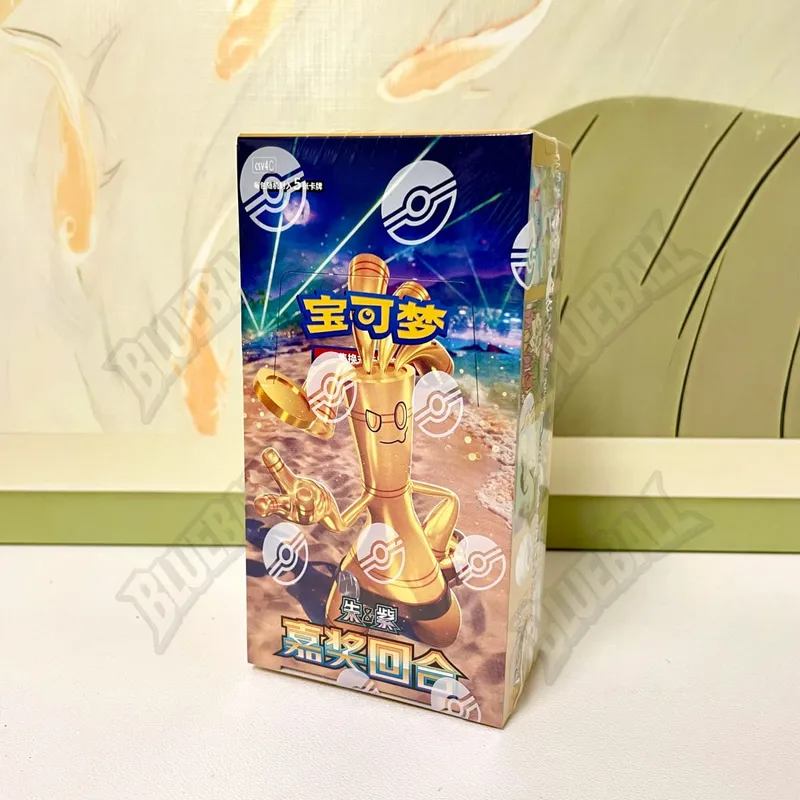 Оригинальный пакет с драгоценными камнями Pokemon Scarlet Violet Vol6, тонкая коробка TCG, коллекционные боевые коллекционные карточки, упрощенная китайская версия, игрушки в подарок