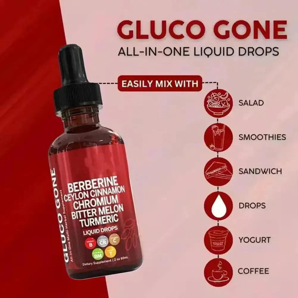 Berberine Cinnamon Droplets 60ml Natural Plant Formula Supports Blood Glucose Metabolism And Cardiovascular Health — image 3