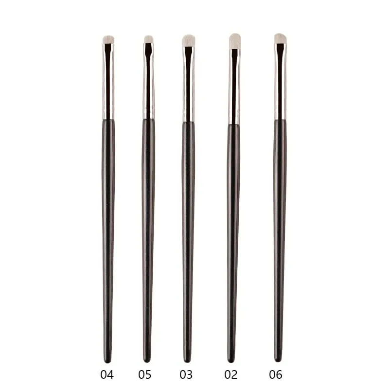 1ks White Pony Hair štětce na make-up na oční stíny Small Smudge Precision Crease Detail Bevel Eye Shadow Make up brush Liner Lip