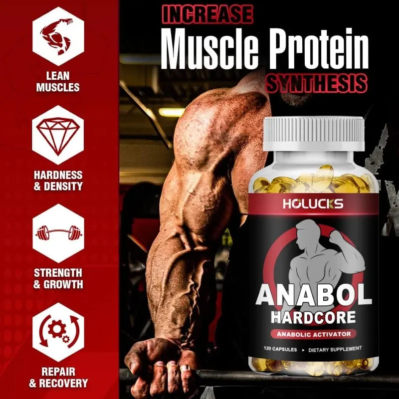 Anabol Hardcore Supplement Muscle Growth for Men To Build Lean Dense High Performance Enhancing Support Overall Health — image 2