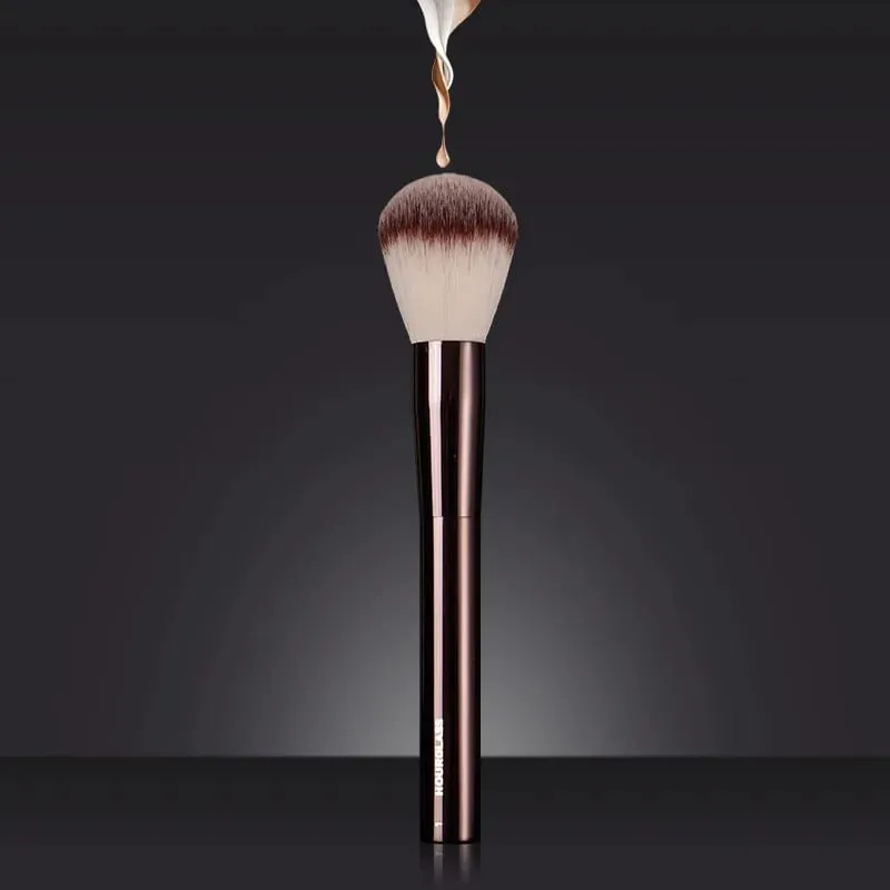 1 piece #1 Big Powder Makeup brushes Contour Make up brush exquisite Professional Cosmetic tool metal handle with box