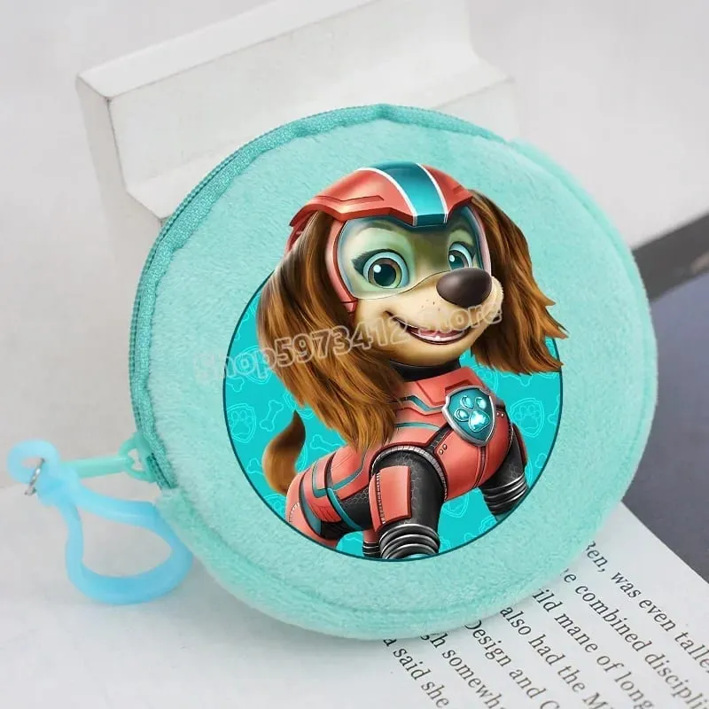 Paw Patrols Round Wallet Cute Keychain Bag Printing Coin Zipper Purse Anime Small Change Bags Convenient Mini Storage Pouch Gift — image 31