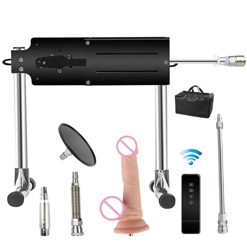 Frissítse a szexgépet távirányítóval Super Silent Ultra állítható Vac U Lock 30db 70W Love Machine ingyenes Big D-vel
