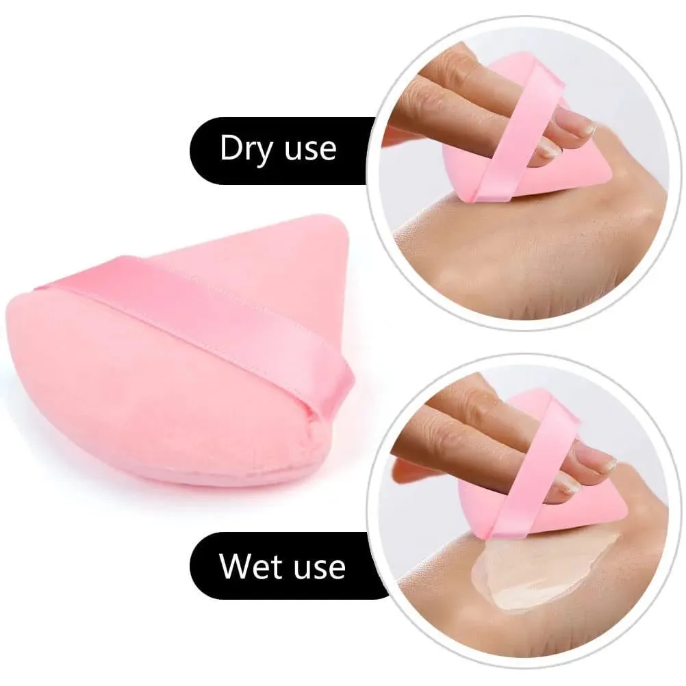Powder Puff Face Makeup Sponge Cosmetics Soft Cotton Face Powder Puff Washable Velvet Makeup Puff Tools — image 2