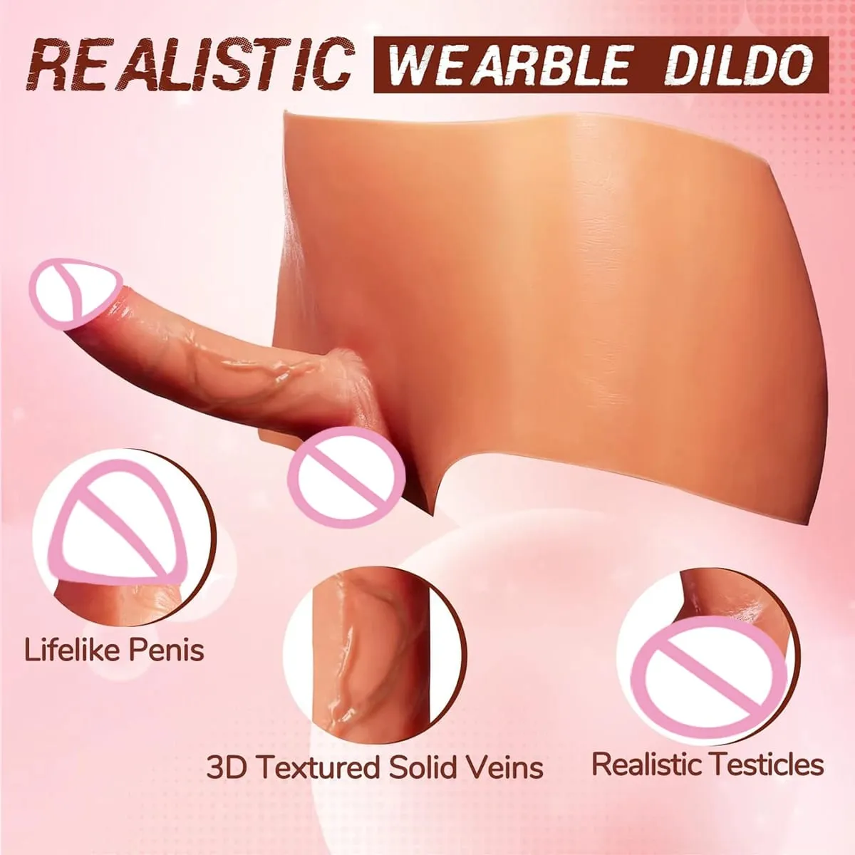 Wearable Dildo Panty Harness Strap On Dildo Adult Women Sex Toy High Elastic Silicone Large Dick Clitoris Stimulator Lesbian Toy — image 6