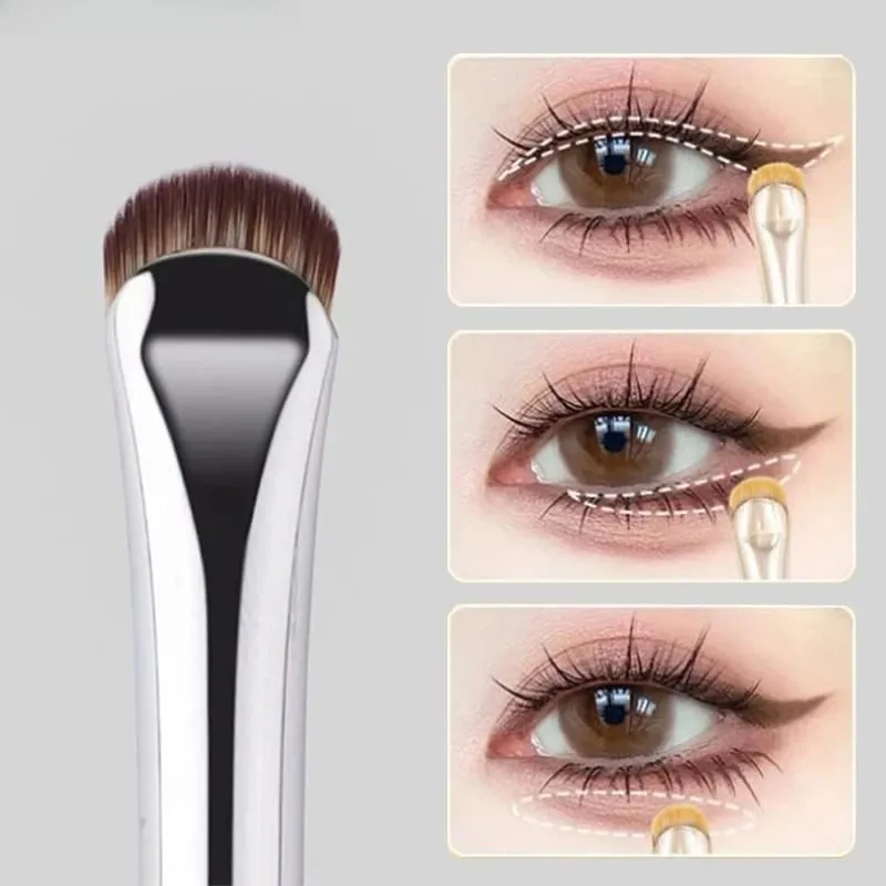 Sharp Thin Small Eye Cosmetic Tools 2/1pcs Curved Eyeliner Makeup Brushes Eye Makeup Smudge Tools Precision Soft Eyeshadow Brush — image 3