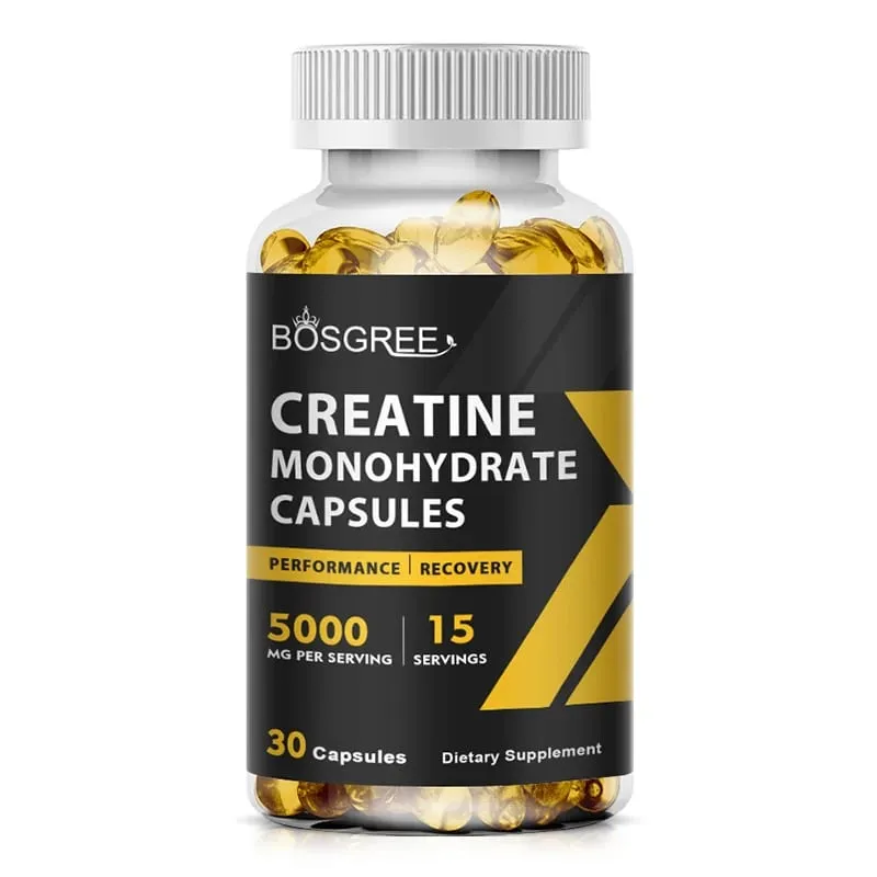 Creatine Monohydrate Capsules | Creatine Pills Supports Workout Recovery Lean Muscle Gain Performance,Creatine Supplements