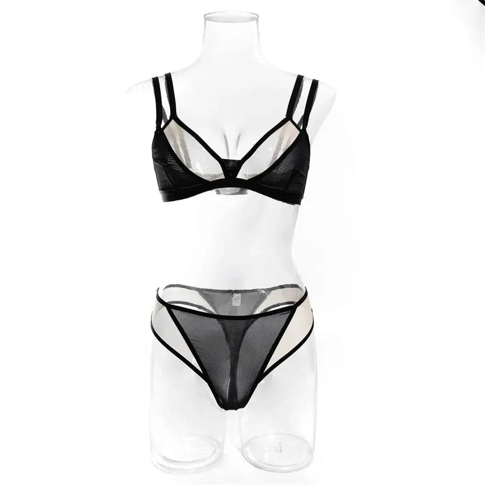 Hot Sexy Lingerie Set for Women Bra and Panty Luxury Lace Underwear — image 5