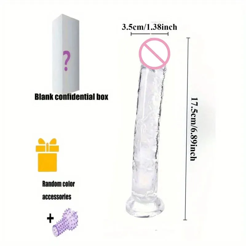 7 Sizes Realistic Clear Dildo XL Silicone Penis with Suction Cup Plugs for Women Masturbation Anal Adults Gay Sex Toys 18 G-spot