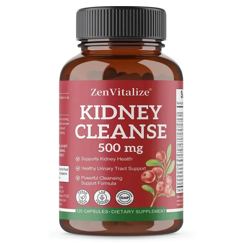 Kidney Cleanse Supplement with Cranberry Supports Urinary Tract Renal Health & Immune System Function — image 9