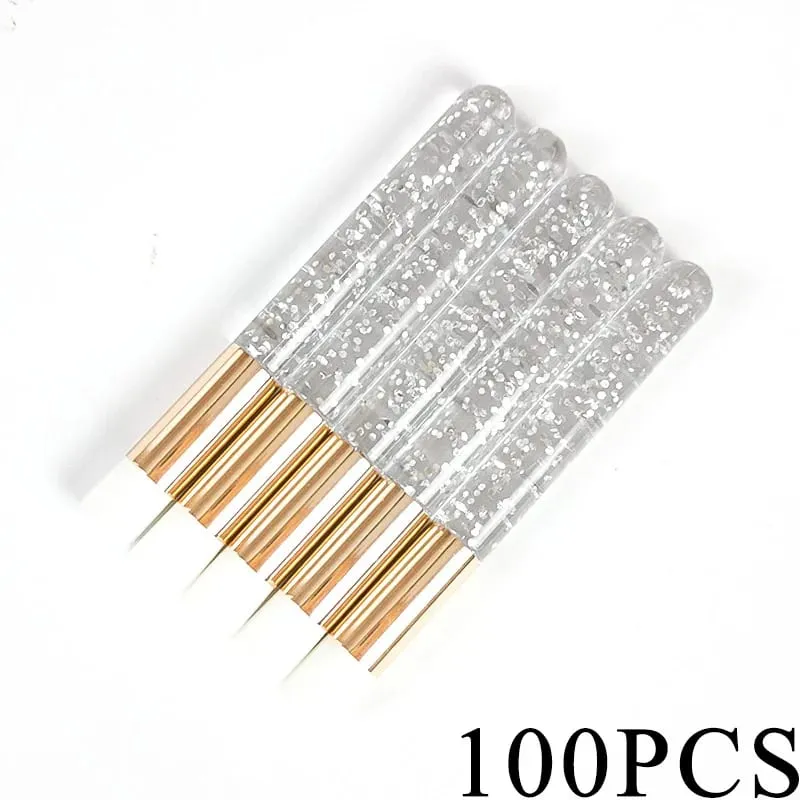 50/100pcs Eyelash Cleaning Brushes for Eyelash Extensions Glitter Lash Shampoo Brushes Nose Pore Cleansing Makeup Tools