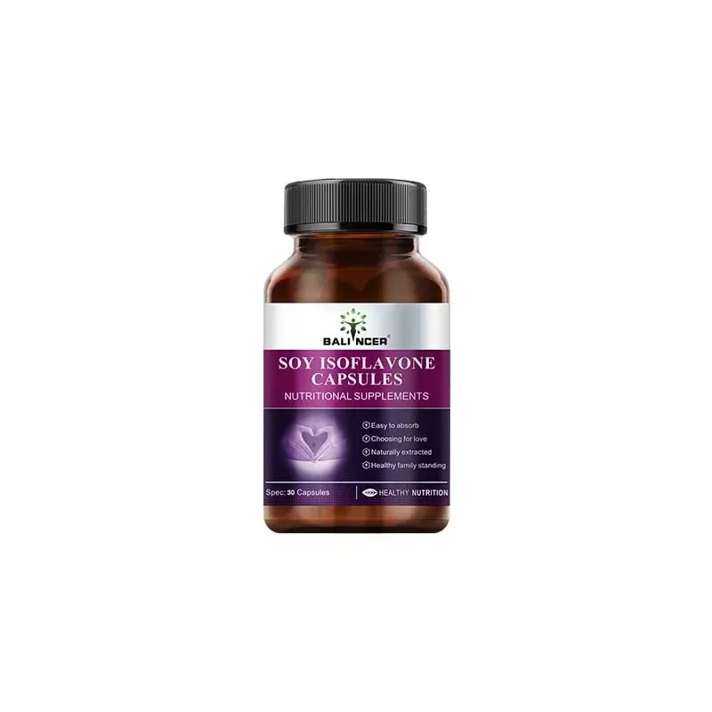 Soy Isoflavone Extract Capsules Physical Condition Maintenance Menopause Relief Mood Support Female Nutritional Supplement