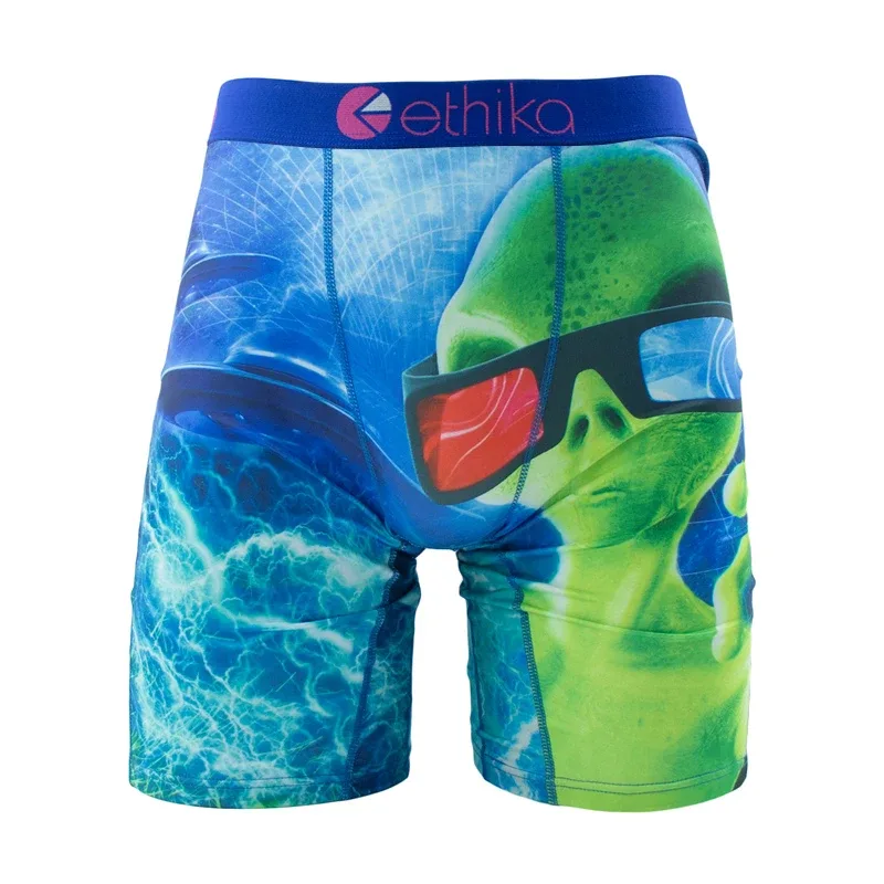 1Pcs Men Underwear Boxers Breathable Mesh Crotch Mens Panties Plus Size S-3XL Summer Man Underpants Men's Boxers Briefs — image 12