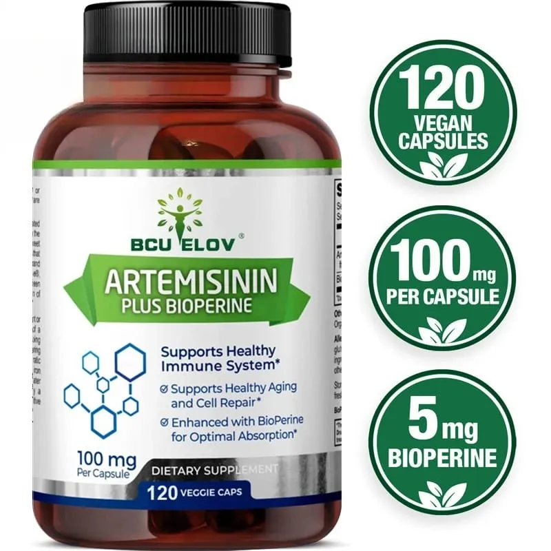High Absorption Artemisinin 100 Mg Maximizes Nutrient Absorption Supports Cellular Repair and Immune Enhancement 120 Capsules — image 1