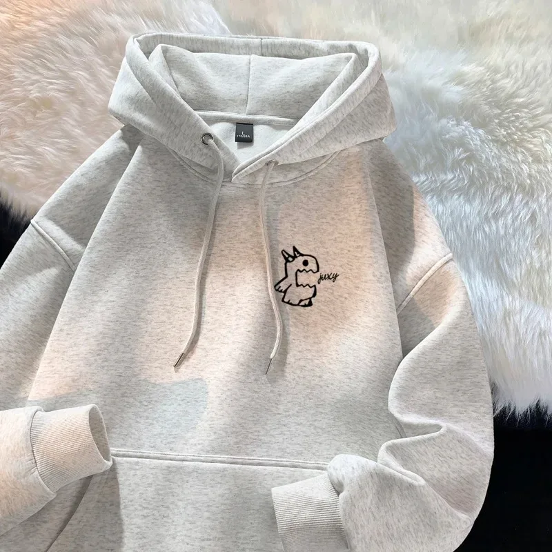 Men's Spring Autumn Hoodie 2026 Fashion Brand Personalized Monster Print Top Multi-Functional Casual Streetwear — image 3