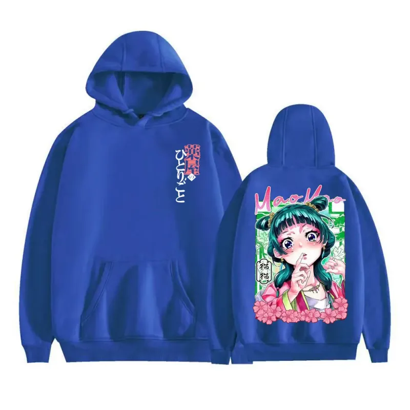 New Anime The Apothecary Diaries Hoodies Men Women's Fashion Kawaii Cute Cartoon Sweatshirt Fleece Long Sleeve Hoodie Streetwear — image 10