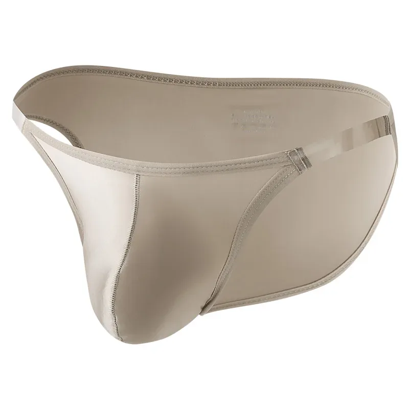 Men's Silky Ice Silk Briefs Smooth Low Rise Stretch 3D Pouch Support Breathable Daily Underwear — image 23