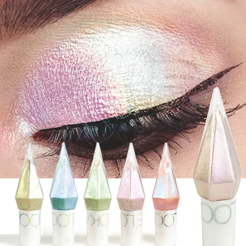 5Color Waterproof Chameleon Liquid Eyeshadow Shiny Long-Lasting Mini Sparkling Eye Shadow Metallic Pink Purple Stage Eyes Makeup — image 2