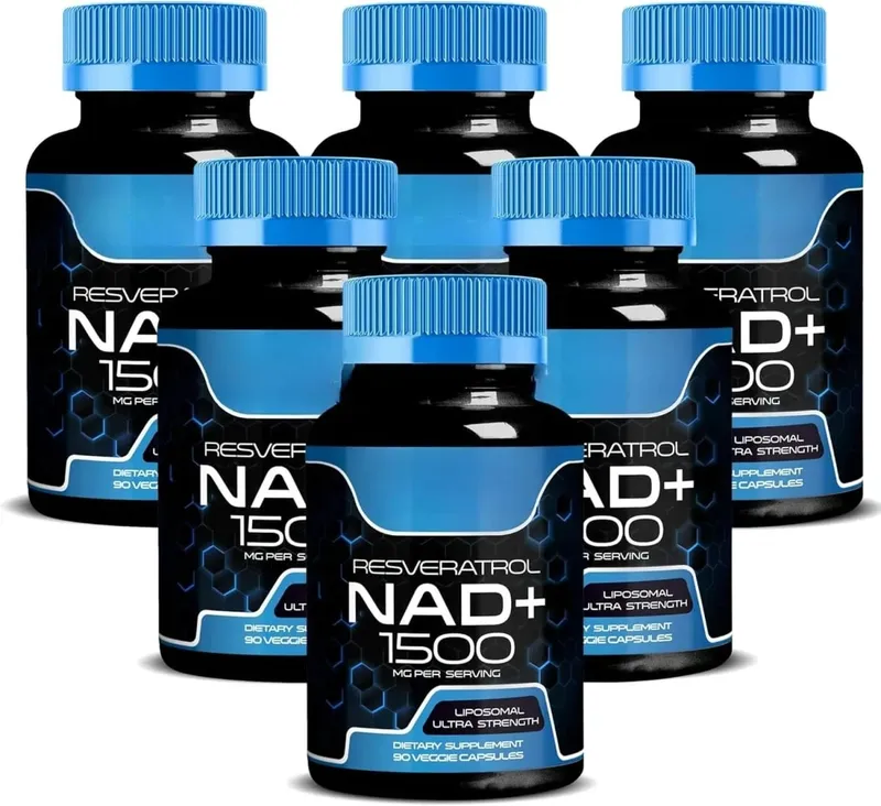 NAD+ Capsules met Resveratrol Kruiden Antioxidant Supplement Ondersteuning Cellulaire Gezondheid Energie & Anti Aging voor Vrouwen Mannen 90 stuks — image 10