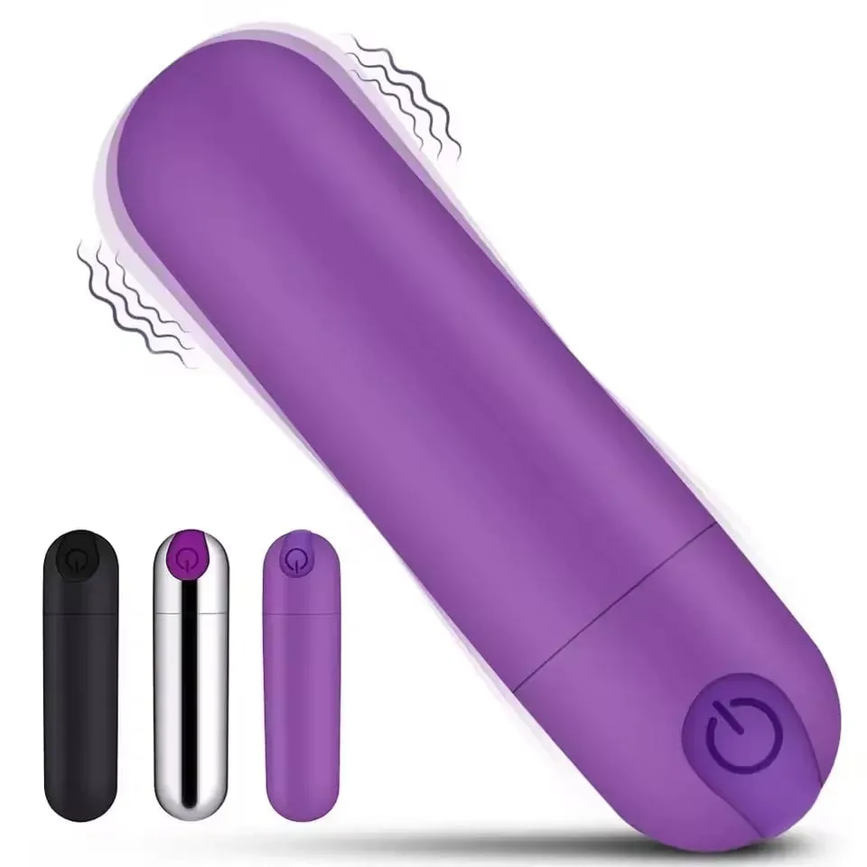 Powerful 10Speeds Mini Bullet Vibrator Clitoris Stimulator G Spot Vagina Massage Adult Sex Toys for Women Gay Female Masturbator — image 1