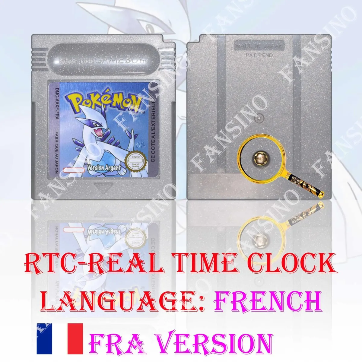 GB/GBC Real Time Clock Pokemon Crystal/Gold/Silver Version Video Game Cartridge with Battery USA/NOE/FRA/ESP/ITA Version — image 14