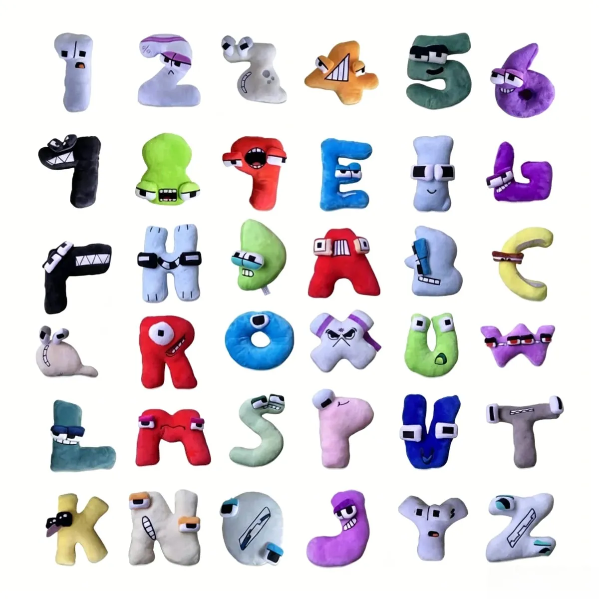 Cute A-Z Red Alphabet Plush Pillows Soft Letter Stuffed Dolls Kids Educational Learning Toy Gift — image 2