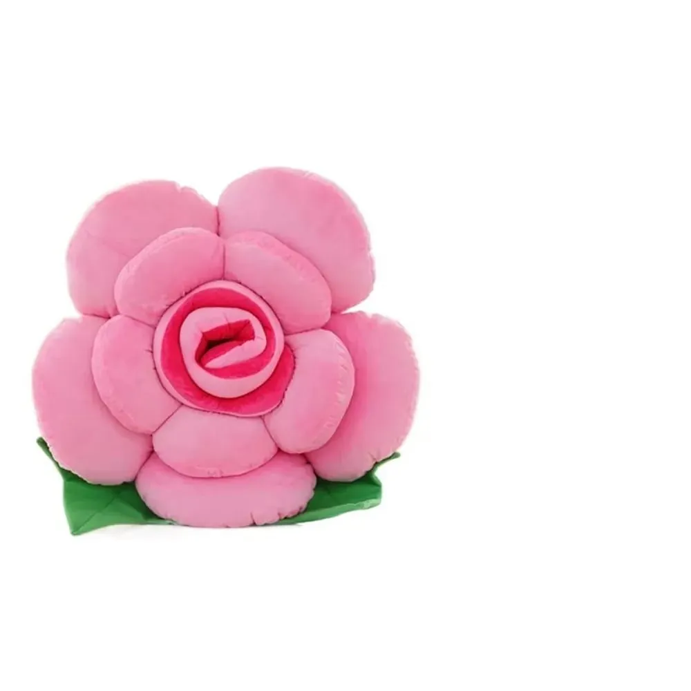 New Large Rose Shaped Pillow Plush Colorful Sofa Flower Cushion Simulated Car Interior Cushion Wedding Party Supplies — image 10