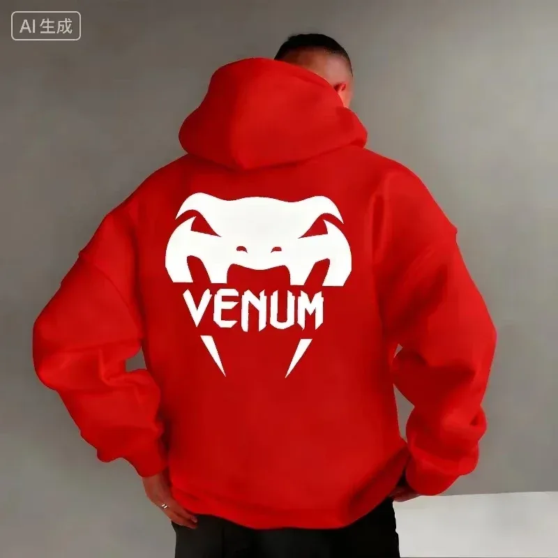 2026 NEw NEw New! UFC Men's Boxing Sports Hoodie Warm and Comfortable Casual Hoodie for Autumn and Winter Fashionable Printed — image 4