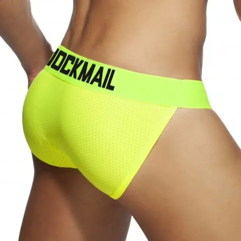 Herrkalsongerkalsonger Kalsonger Nylon Mesh Quick Dry Herr Jockstrap Bikini Slip Tanga-shorts för män eller Simbadbyxor — image 7