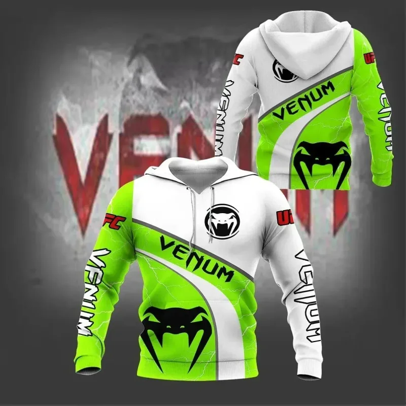 Men's sports hoodies Men's Boxing Suit Wolf Domineering Pattern Suitable For Outdoor Fashion Wearing hoodie Men's Clothing tops — image 3
