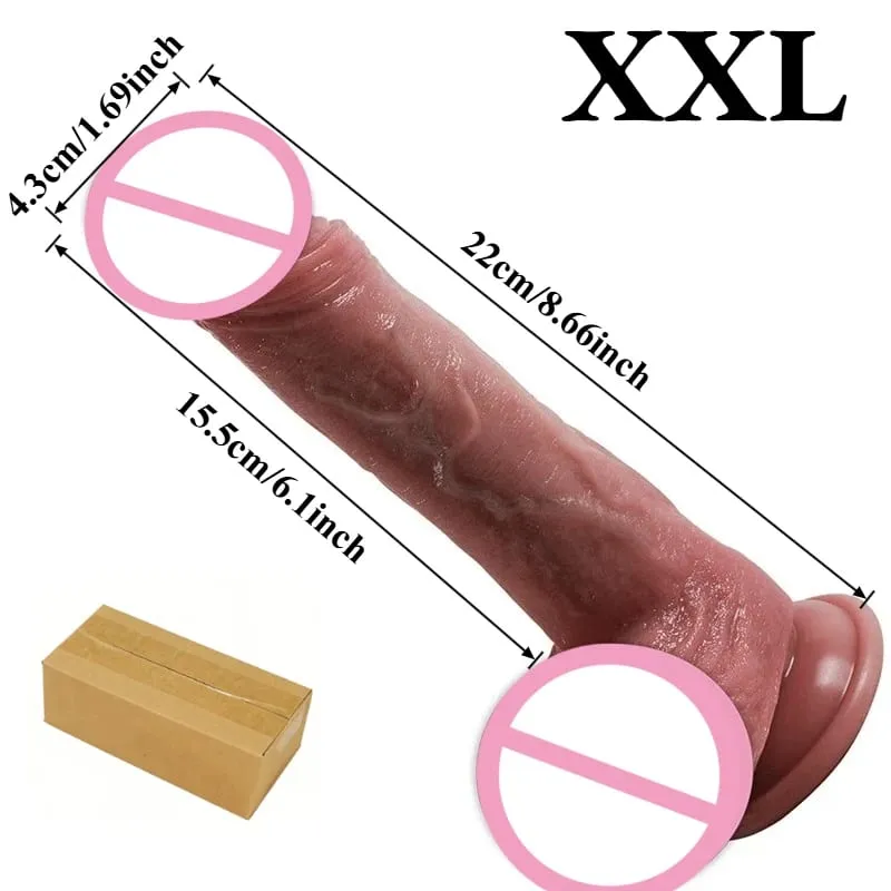 Waterproof Silicone Adult Sex Toys Soft Dildo with Suction Cup G-Spot Vagina Anal Masturbators Realistic Dildos Dick Cock Penis