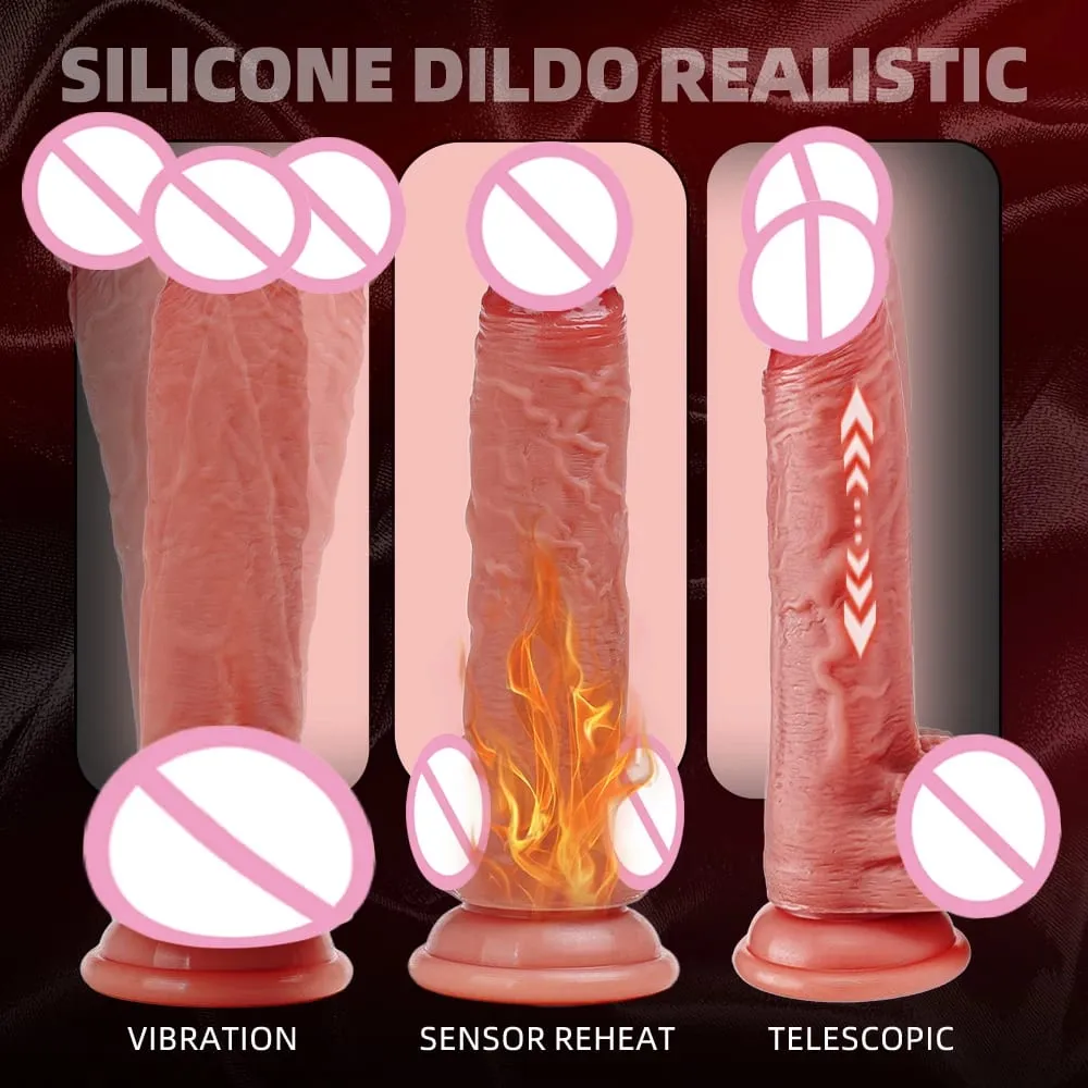 Ultra Realistic Dildo Vibrator Flesh Lifelike Dildo Realistic Skin Texture Thick Liquid Silicone with Powerful Suction Cup Begin