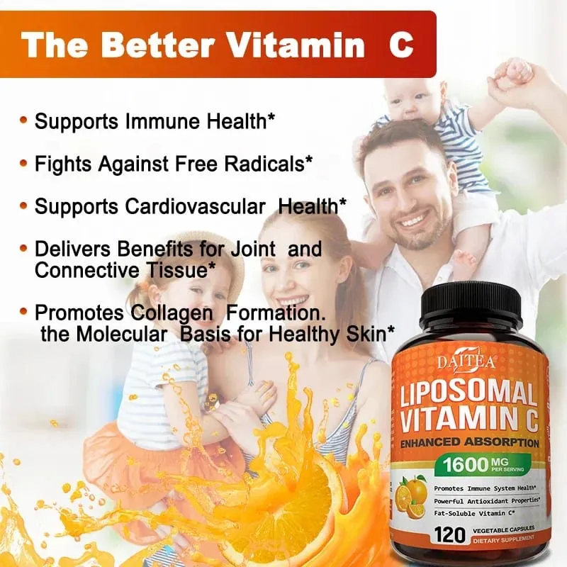 Emotional Well-Being & Bone Health Support with Liposomal Vitamin C Cardiovascular & Adrenal Health — image 3