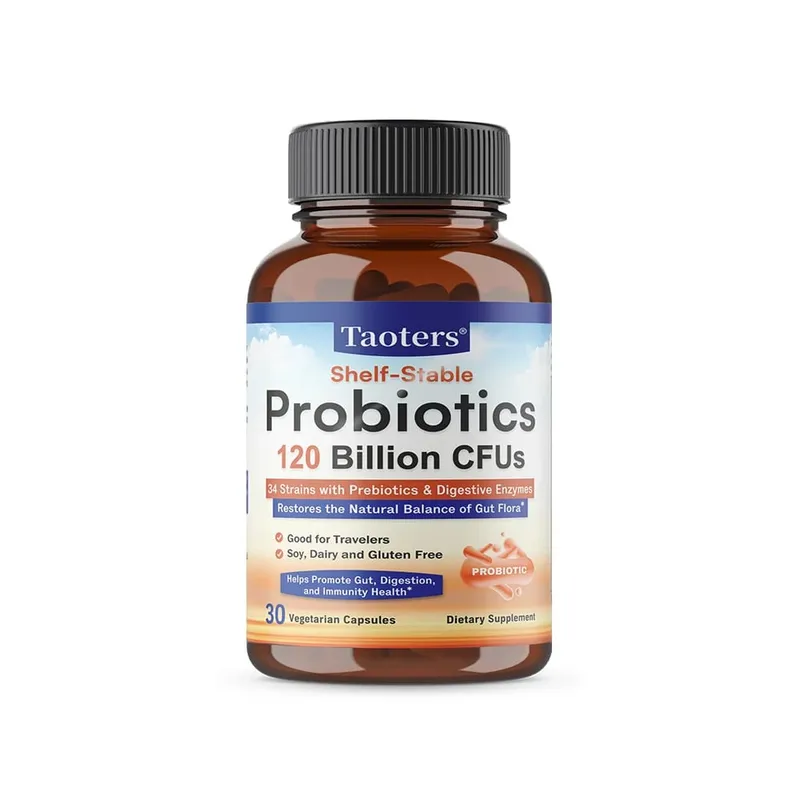 3-in-1 Probiotics Capsules 120 Billion CFUs 34 Strains with Organic Prebiotics & Digestive Enzymes Digestion & Immunity Health — image 8