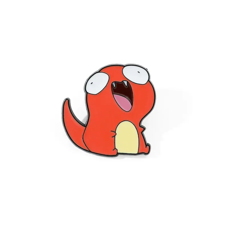 Anime esmalte pino engraçado dos desenhos animados figura pikachu squirtle psyduck metal emblema broche jaqueta jeans lapela pino brinquedo acessórios — image 10