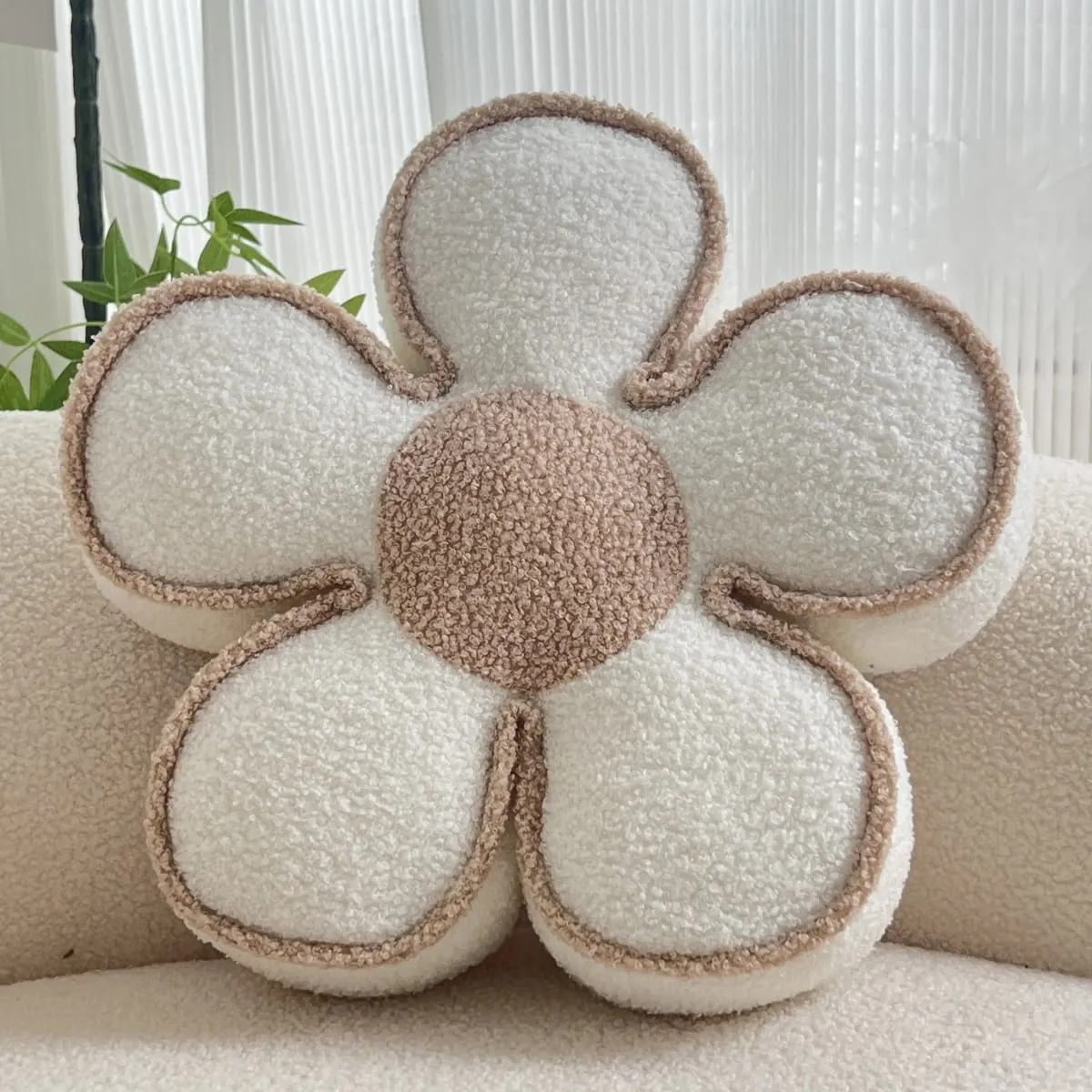 Luxury Sunflower Petal Flower Pillow Sofa Living Room Cushion Bay Window Bed Decor Headrest Backrest Pad PP Cotton Filled Pillow — image 11