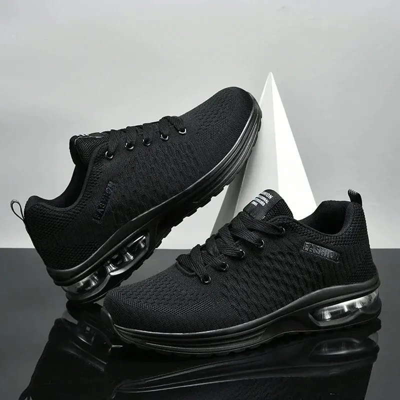 Mens Running Shoes Outdoor Sports Casual Mesh Tennis Shoes Lace-up Lightweight Gym Jogging Shoes for Men 2025 New Male Sneakers — image 5