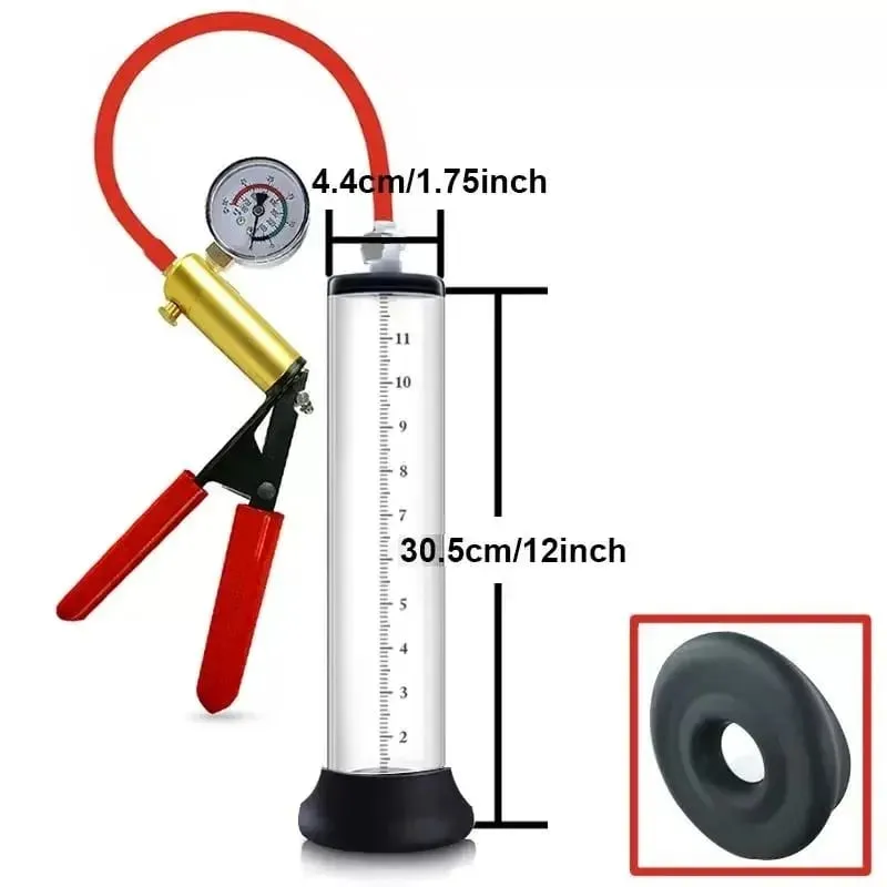 Electric Penis Vacuum Pump with Digital Display Male Enlargement Extender Trainer Rechargeable Adult Masturbation Sex Toy — image 25