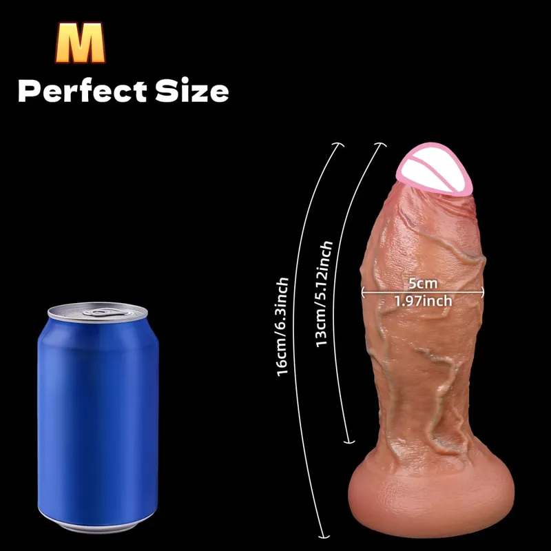XXL Spuer Bigger Realistic Dildos Thick Silicone Anal Dildo Expander Thick Penis Adult Sex Toys Masturbation Butt Plug 18+ — image 13