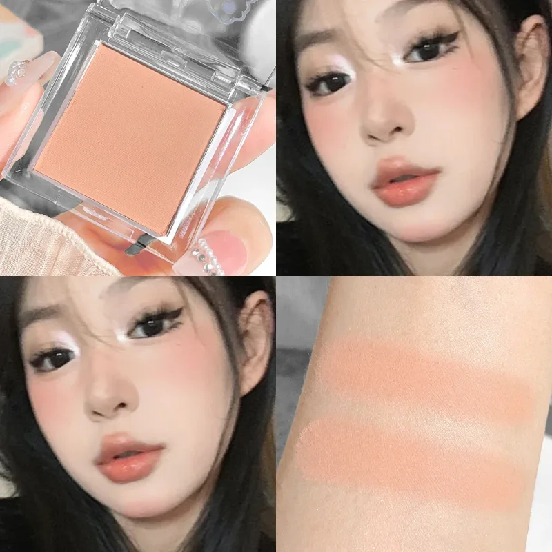 Hisyi Matte Monochrome Eyeshadow Palette Natural Light Highlighter Powder For Delicate Eye Contouring Brightens — image 10