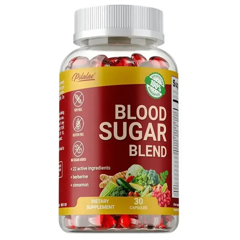 Blood Sugar Blend Capsules - Balanced Blood Sugar Metabolism Improves Hypoglycemia Increases Energy Improves Vitality — image 11