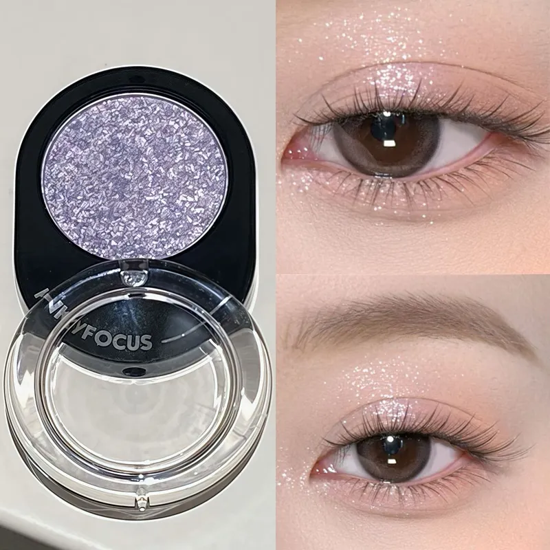 12 Colors Diamond Shining Eyeshadow Cosmetics Long Lasting Silky Easy To Color Pearl Light Brightening Eye Shadow Makeup Palette