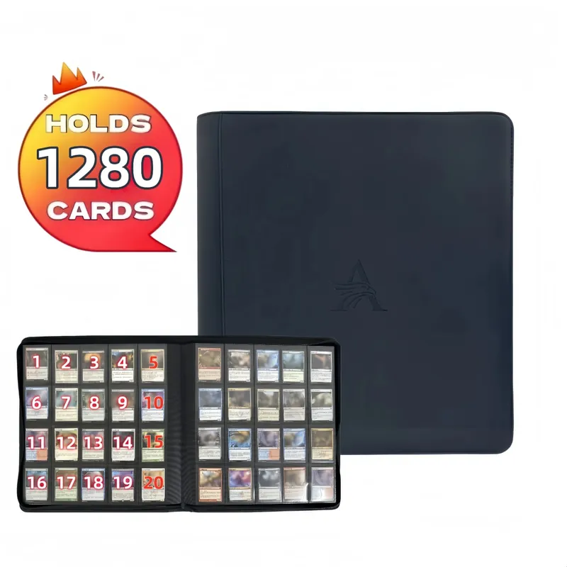 Premium 20 Pocket Card Binder –1280 Collection Binder Folder Card Album Card Holder Fit for TCG & Sports Cards. Collector's Drea — image 11