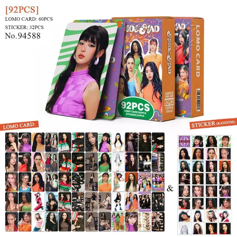 55/127pcs Kpop Idol KATSEYE WILD New Album BEAUTIFULCHAOS Lomo Cards DANIELA HD Printd Photocards Stickers MANON MEGAN Fans Gift — image 9