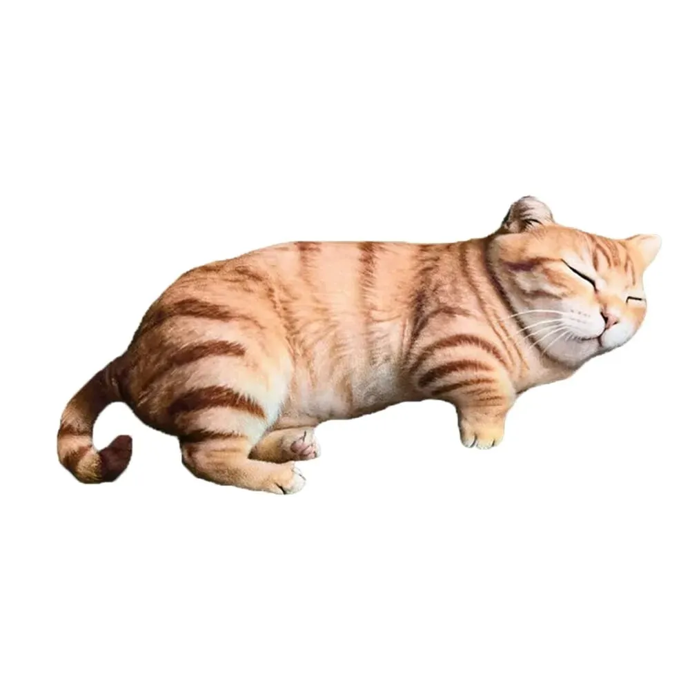 Plush Material Animal Body Pillow PP Cotton Filled Soft Texture Poultry Throw Pillows Cat Pattern Cute Design — image 10