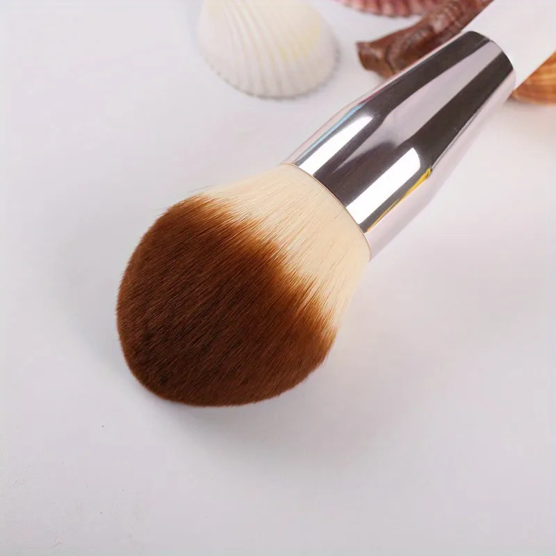 Big Size Powder Makeup Brushes Quick Powder Contour White Handle Synthetic Hair Make Up Brush Beauty Tools Cosmetics — image 4